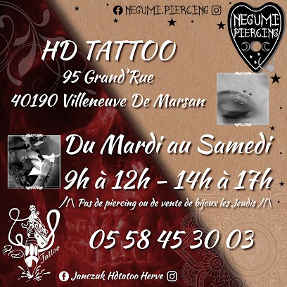 Hd tattoo, Tatoueur à Villeneuve-de-Marsan