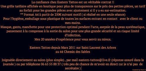 eastern tattoo, Tatoueur à Saint-Laurent-des-Arbres