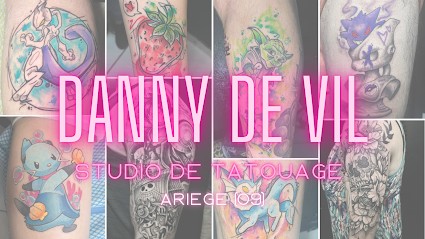 Danny De Vil Tattoo Shop, Tatoueur à Mercus-Garrabet